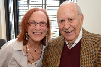 Ellen with Carl Reiner